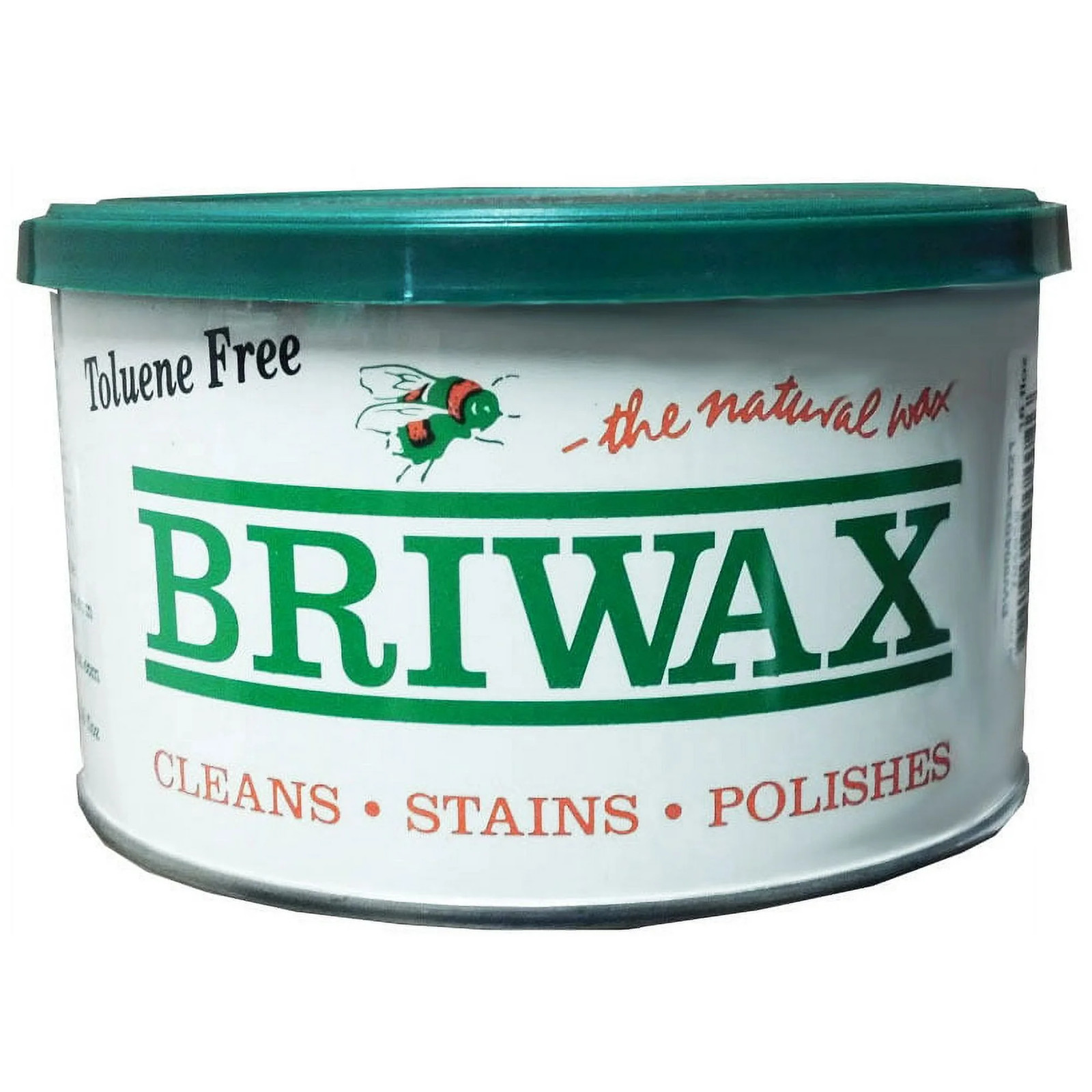 16 Oz Toluene Free Rustic Pine Furniture Wax by Briwax, Cleans Stains & Polishes