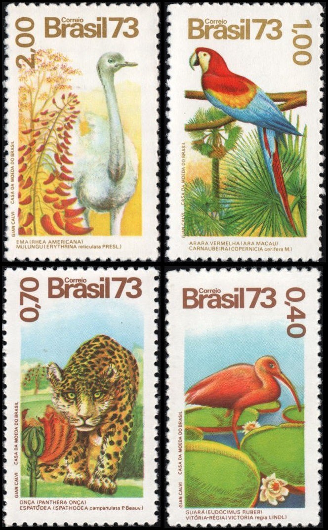 Brazil #1328-1331 set MNH