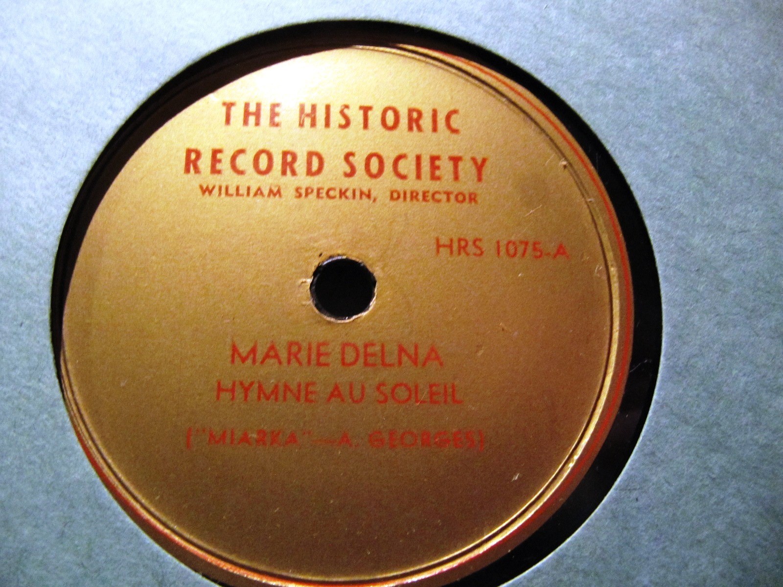 1907 Paris MARIE DELNA Attaque du Moulin Imprecations/ Hymne au soleil PATHE HRS