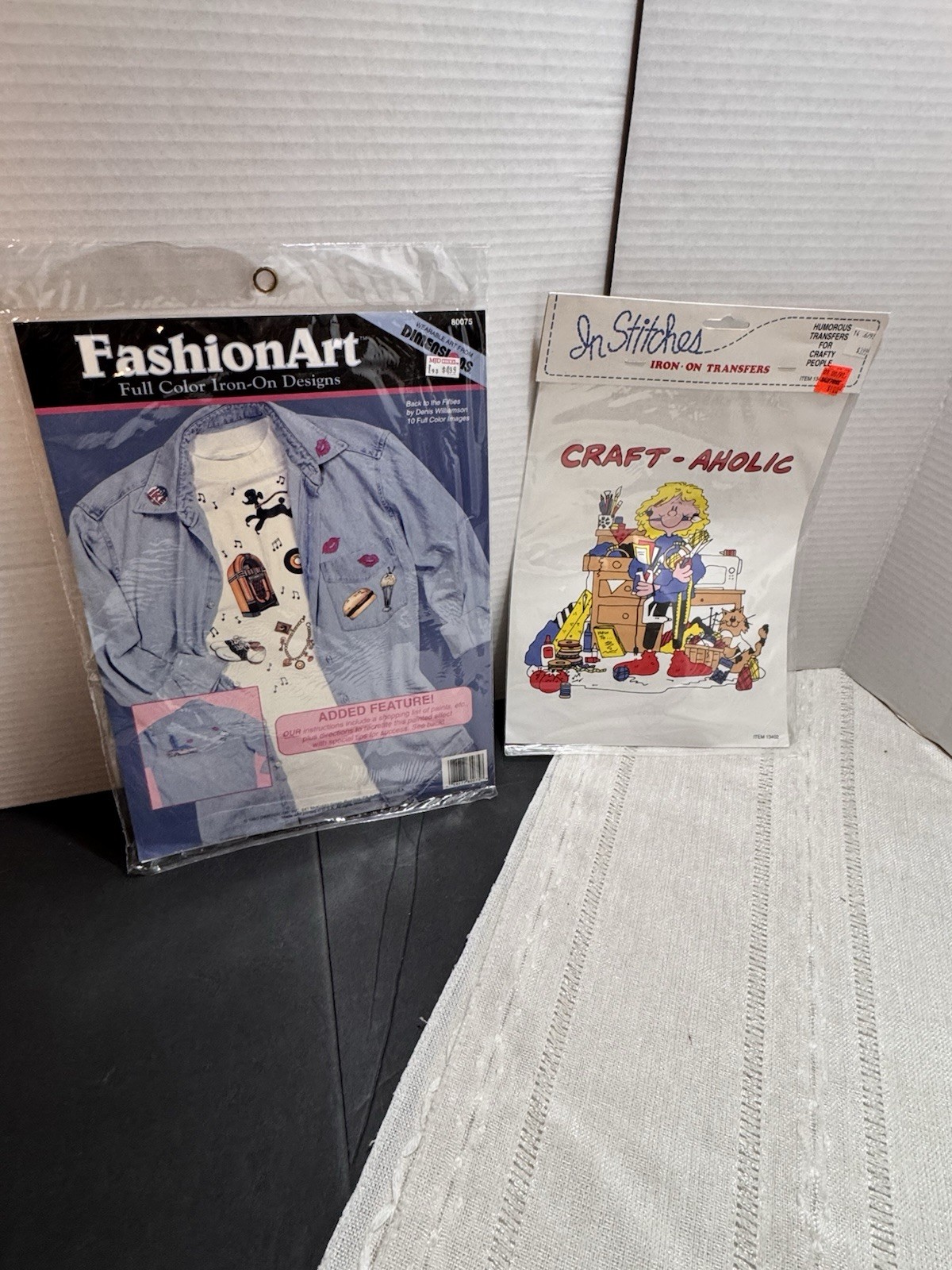 Fashion Art Iron On Designs Lot Of 2