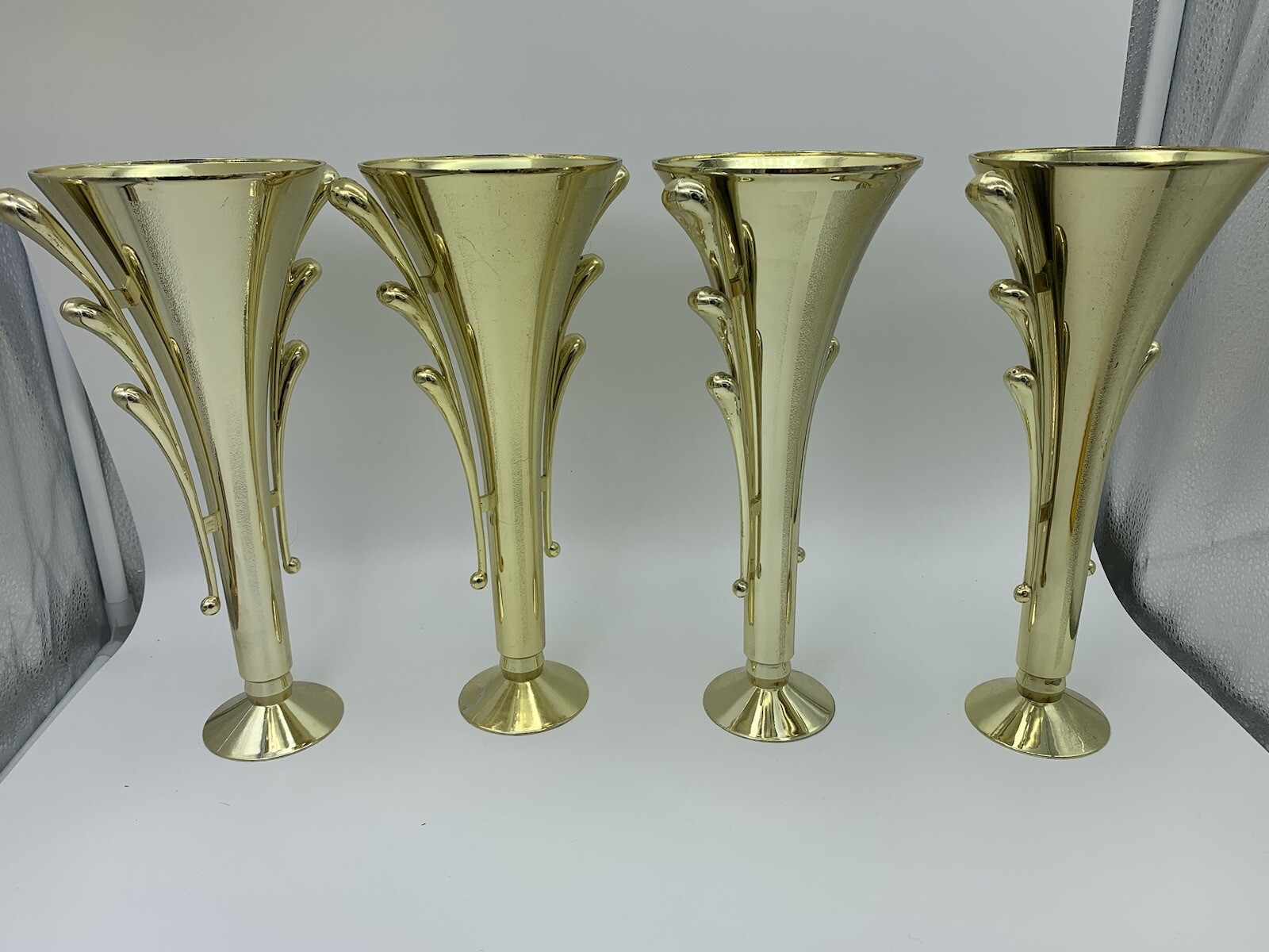 Trophy Top plastic CUP trophy award 10-3/4” Tall Vase Set Of 4