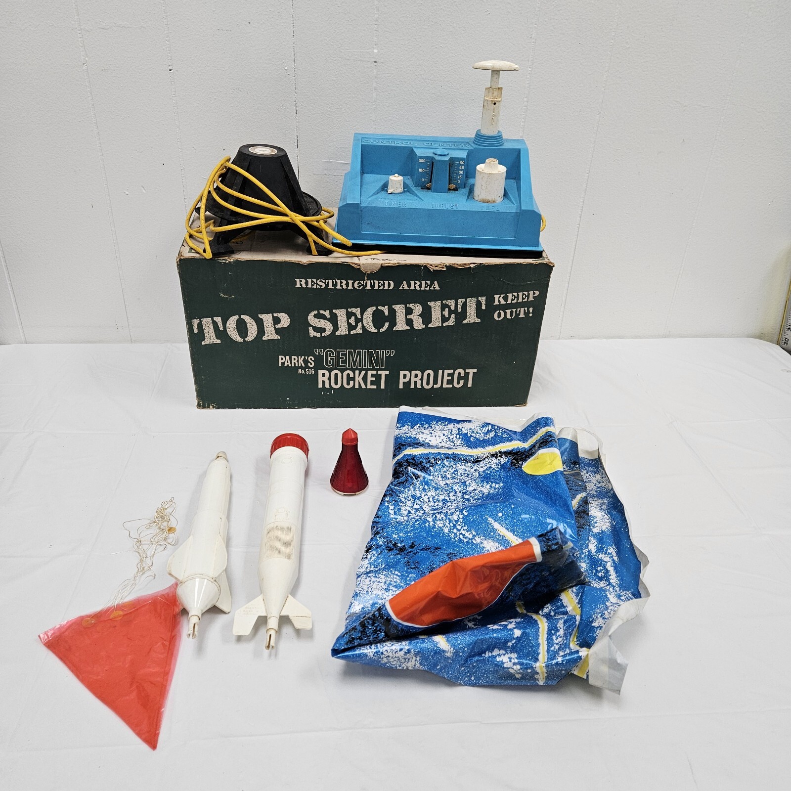 Top Secret "Gemini" Rocket Project  Park's Kit # 516 IN THE BOX Toy Untested 