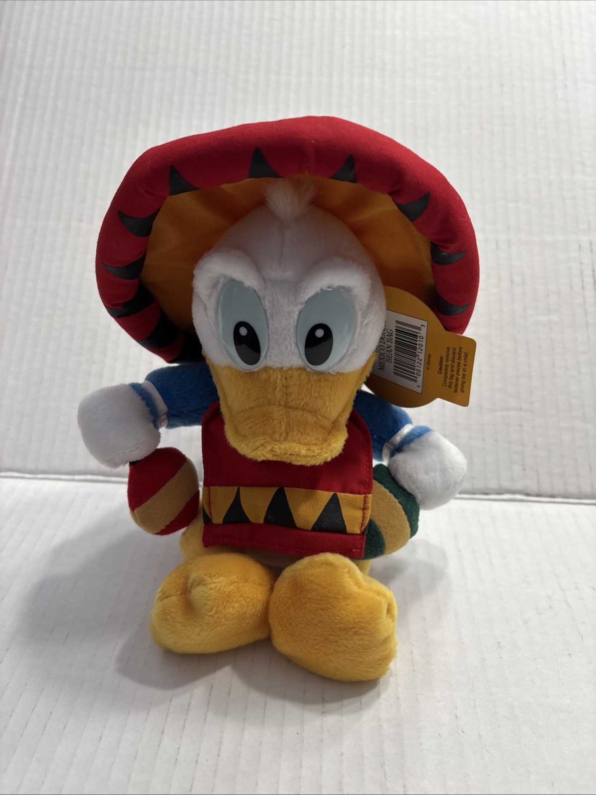 Disney Epcot World Showcase Mexico Donald Duck Bean Bag Plush NWT WDW Souvenir
