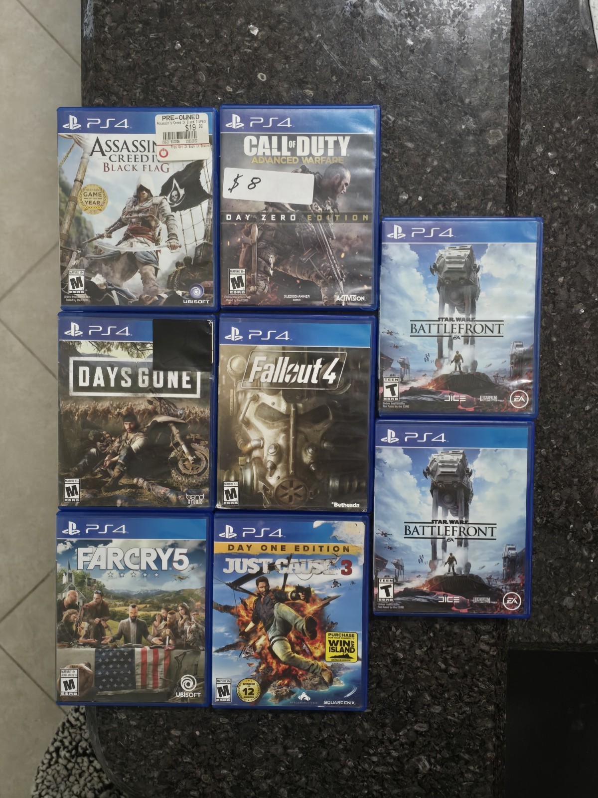 Assorted Games (PS4, PS5, PS3, XBOX 360)