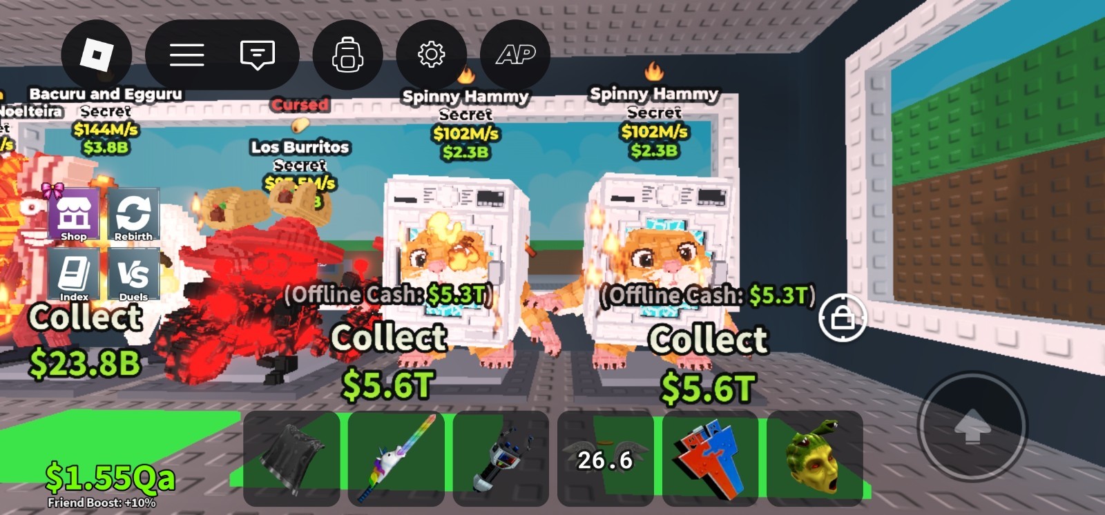 Roblox Secret Spinny Hammy Bacuru Egguru Los Burritos Game Asset Virtual Item