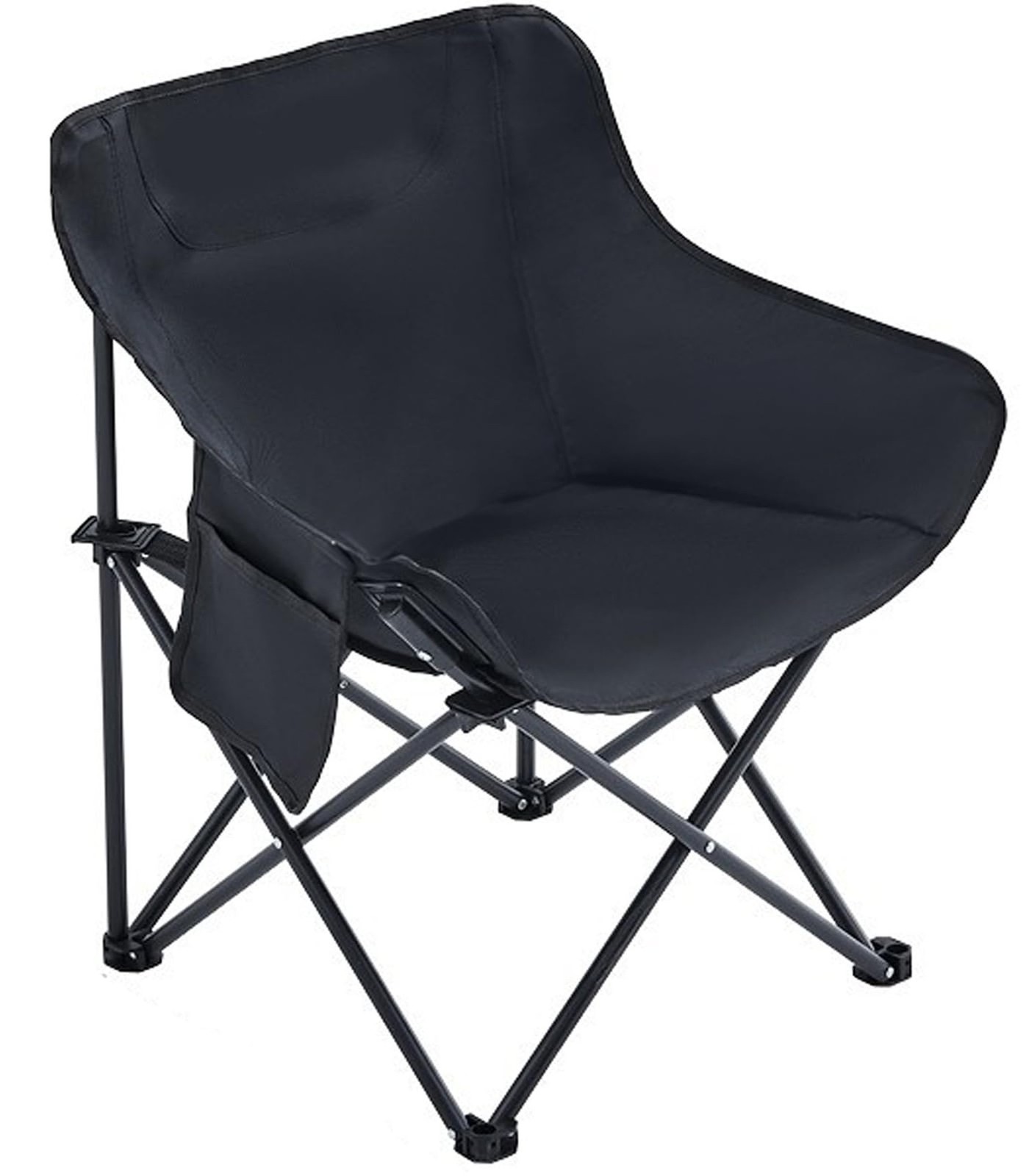 Portable Camping Chair - Heavy Duty Folding Backpacking Chairs, Collapsible H...