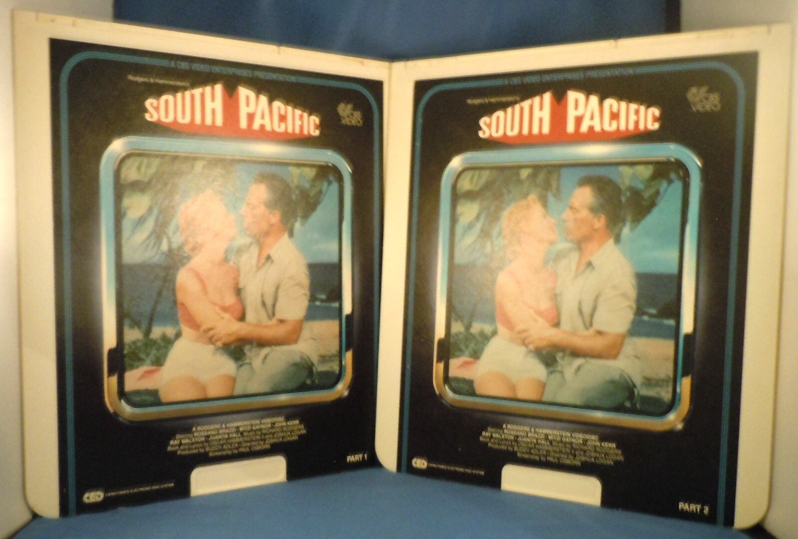 RCA CED VIDEODISC! - SOUTH PACIFIC with Rossano Brazzi & Mitzi Gaynor