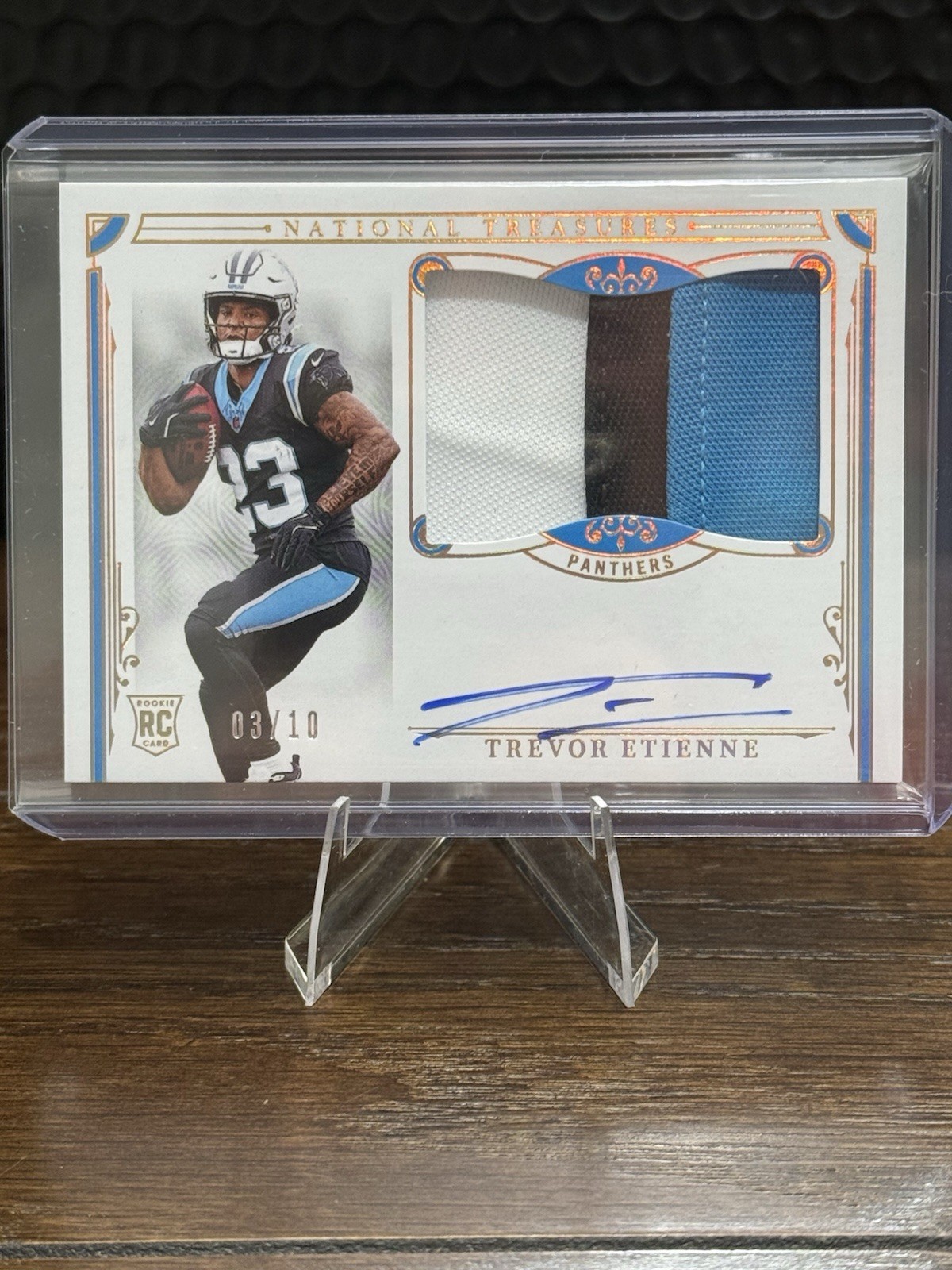 2025 National Treasures Trevor Etienne RPA  /10 (3 COLOR PATCH)