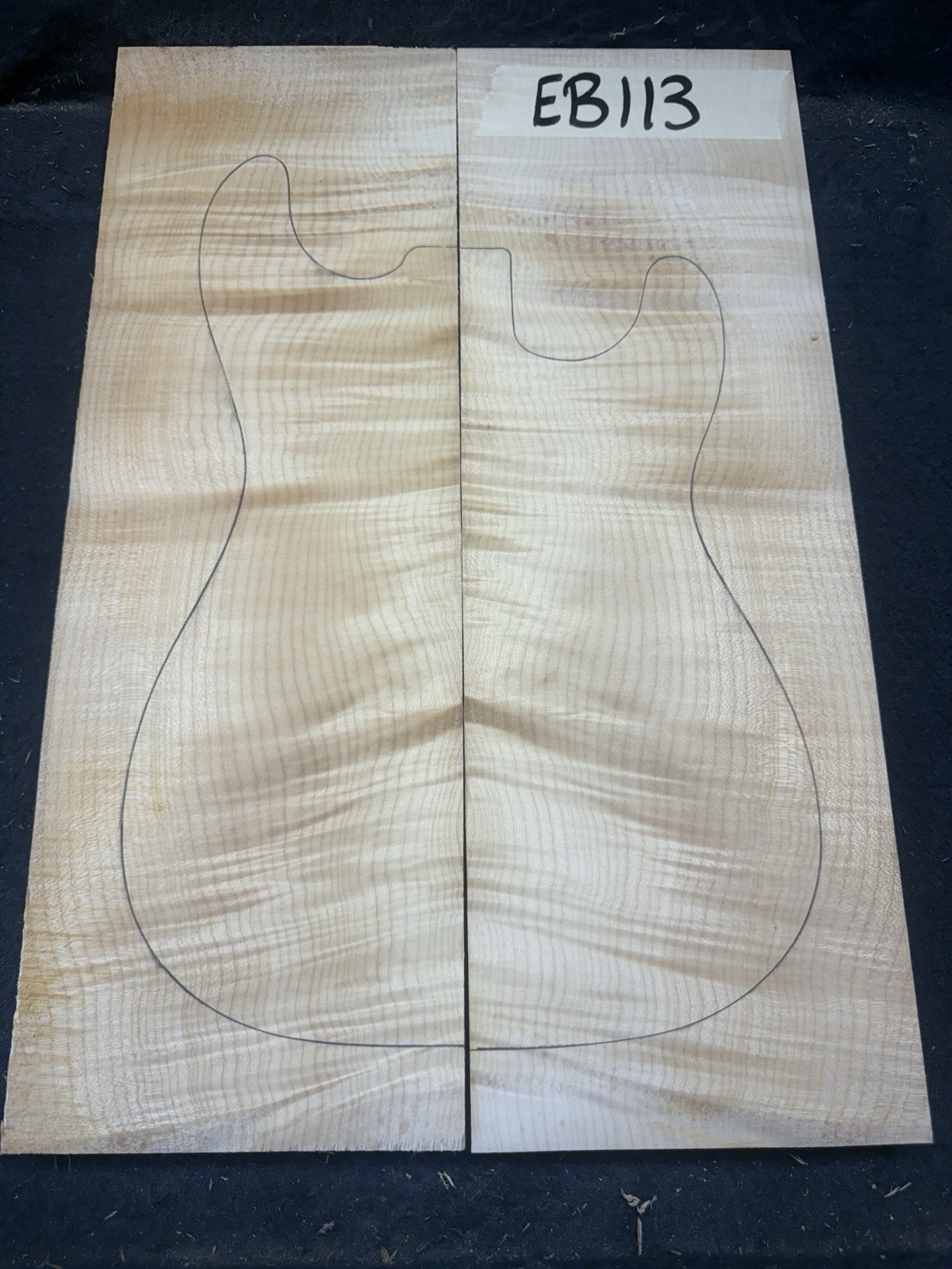 Kiln dried premium exotic flame Figured maple carve-top/guitar top 