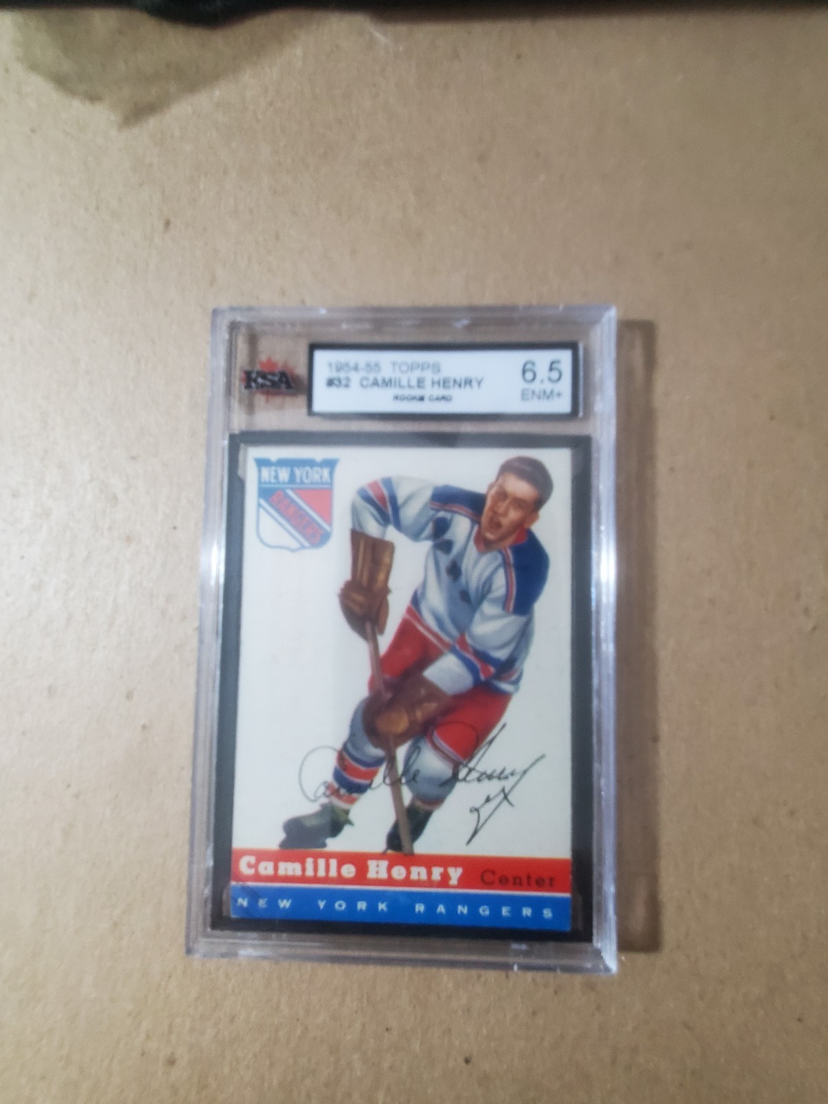 1954 Topps Camille Henry #32 KSA 6.5