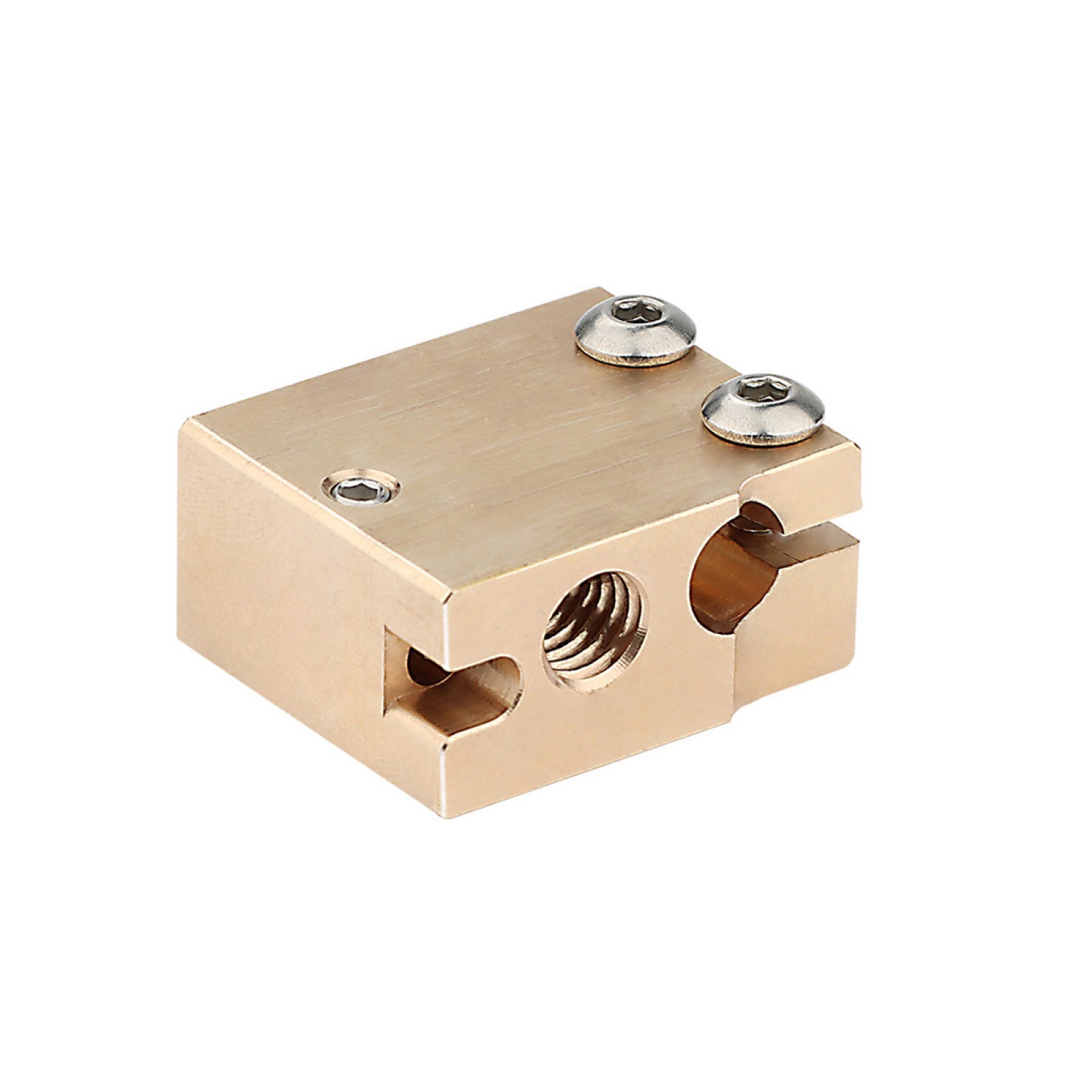 Brass Volcano Heater Block Hotend Head For E3D Hotend V6 Extruder PT100 K