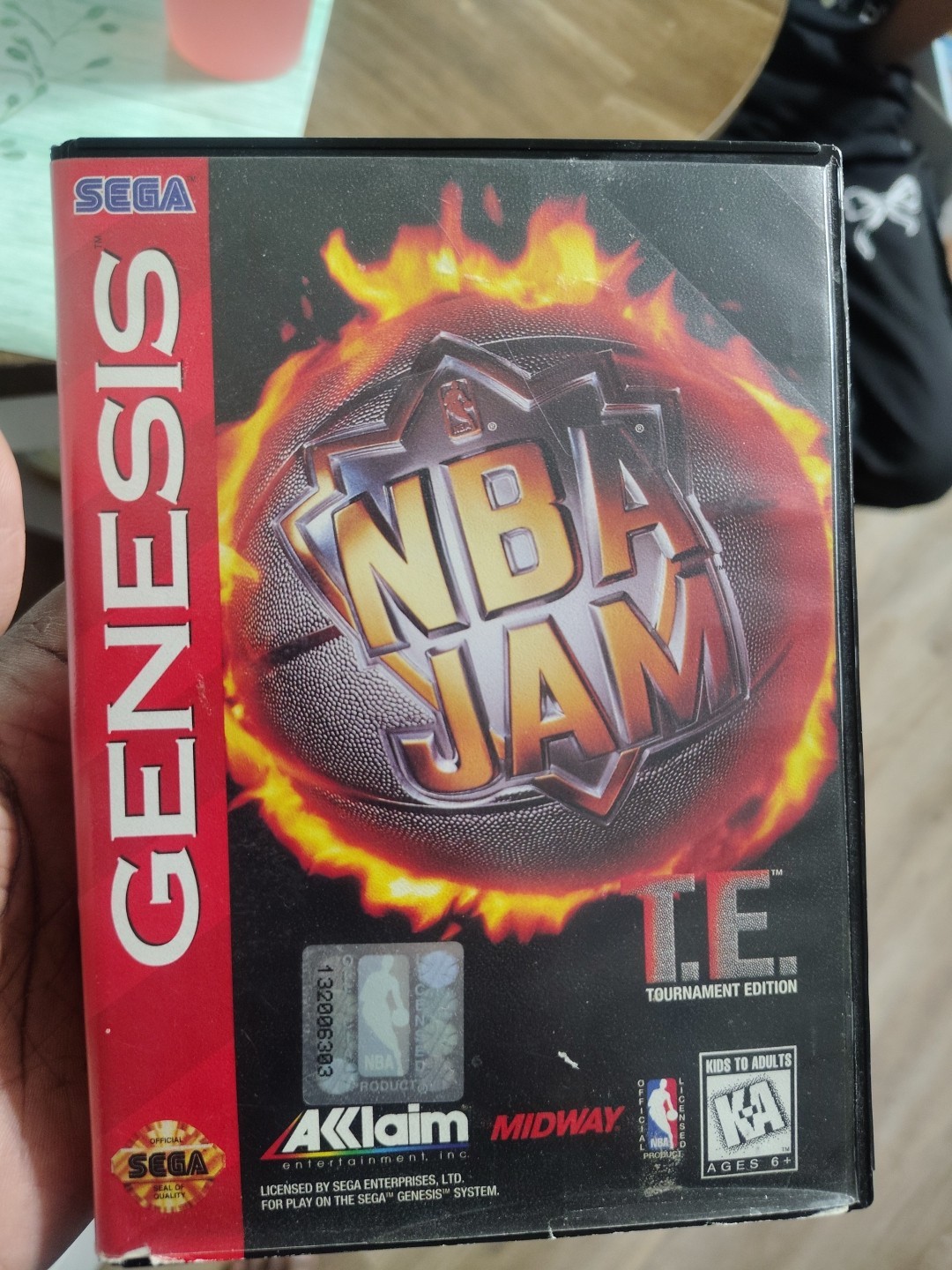 NBA Jam T.E. (Sega Genesis, 1995) Vintage Game Tested And Works CIB