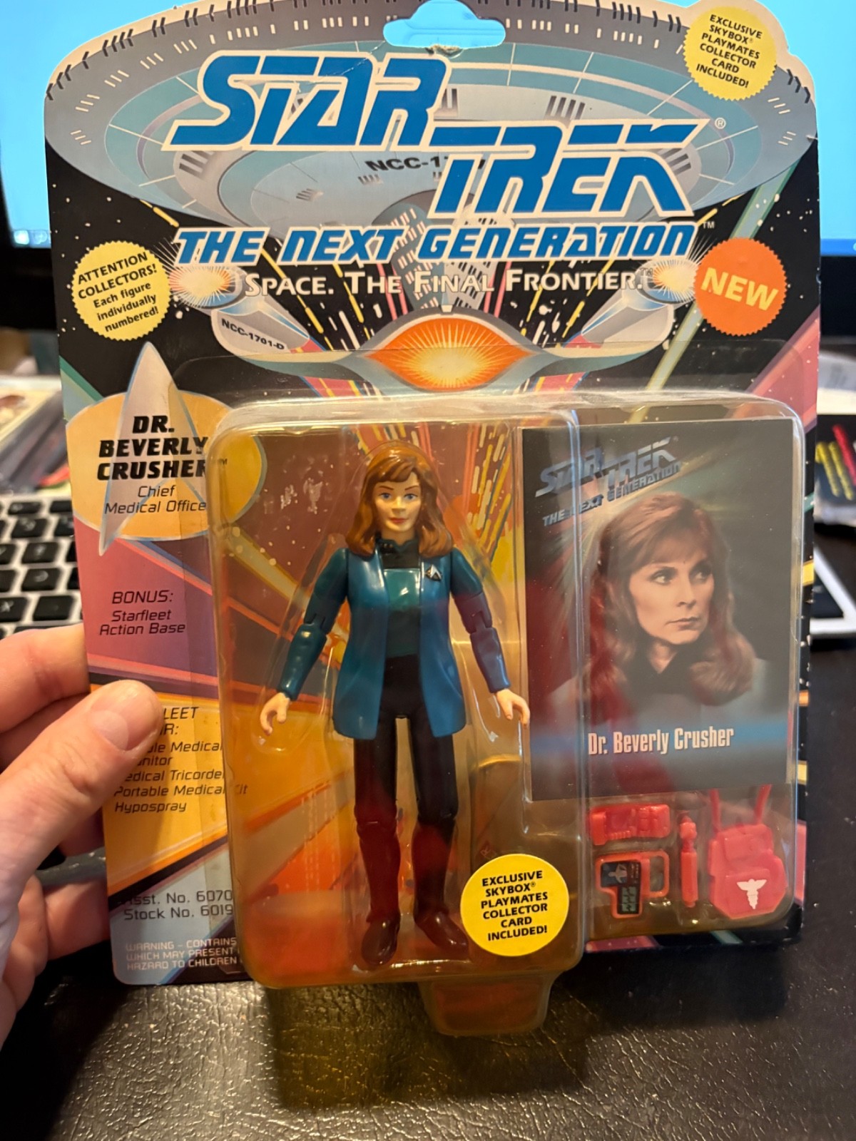 Vintage 1993 Star Trek The Next Generation Dr. Beverly Crusher Figure