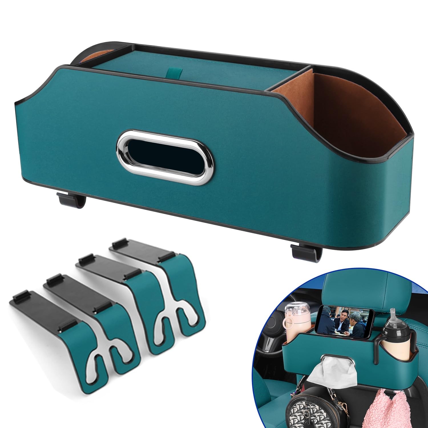 Car Seat Back Organizer - Stylish & Functional Storage for Family Adventures ...